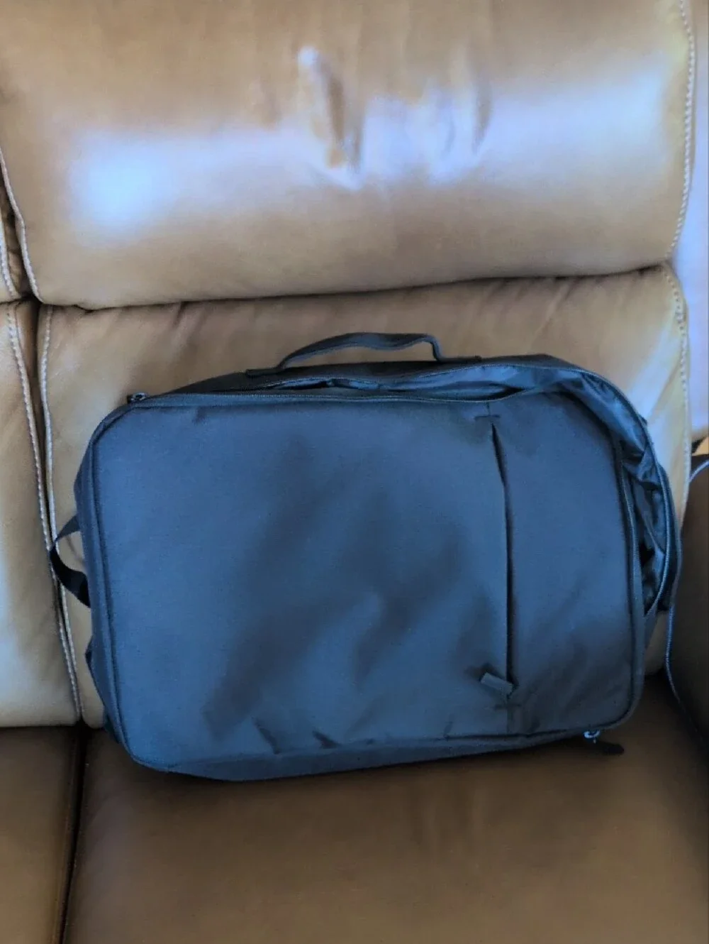 Black Travel Backpack Laptop Bag - Minimal Carryall